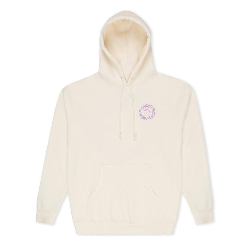 Beige Ripndip Kinetic Field Hoodie | USAHK2492