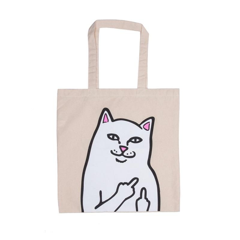 Beige Ripndip OG Lord Nermal Tote Bags | USARW2003