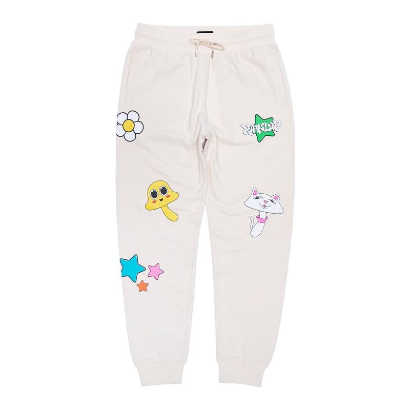 Beige Ripndip Shroom Mania Sweatpants | USAAP2885