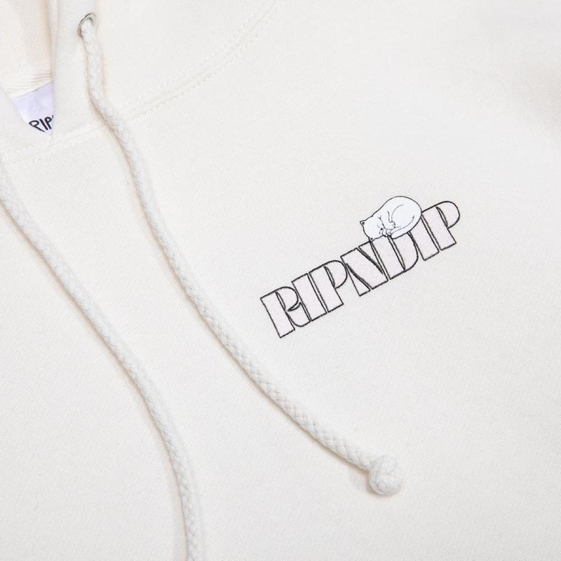 Beige Ripndip Tastes Like Nerm Hoodie | USAKI2438