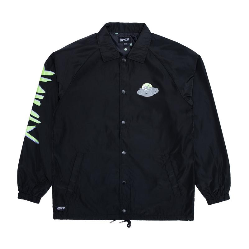 Black Ripndip Abduction Coaches Jackets | USALH2515