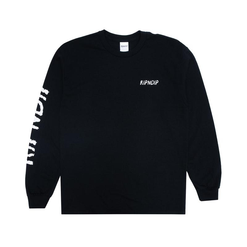 Black Ripndip Coconerm Long Sleeve | USAIS2578