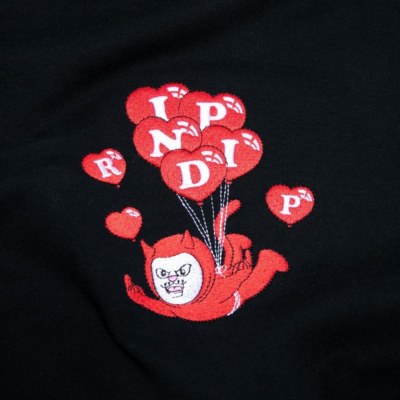 Black Ripndip Cupids Nightmare Hoodie | USASO2418