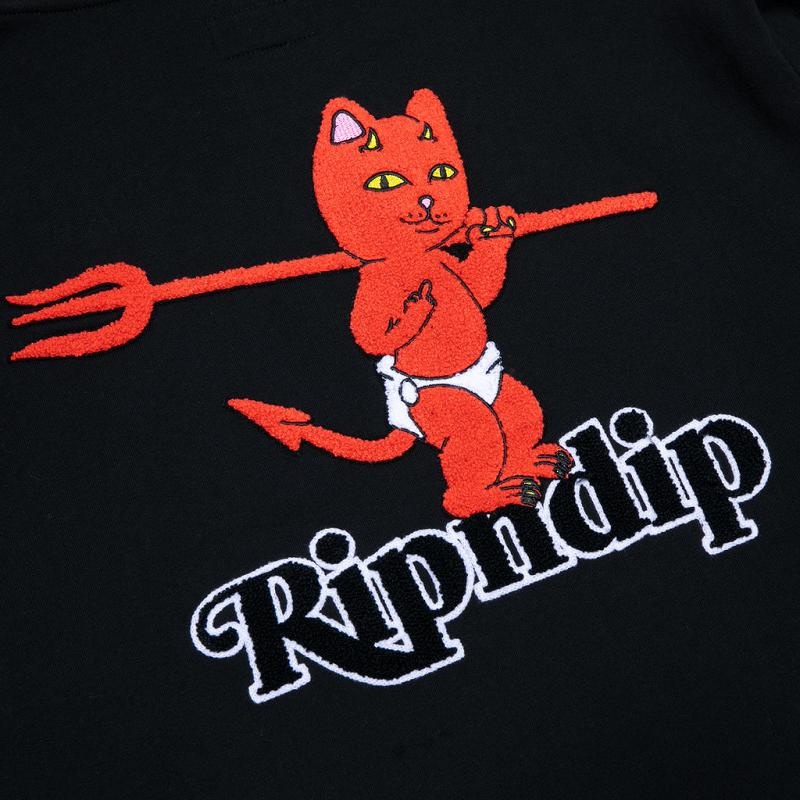 Black Ripndip Devil Baby Hoodie | USATV2425