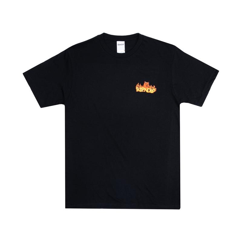 Black Ripndip Devils Work Shirts | USAUT2703