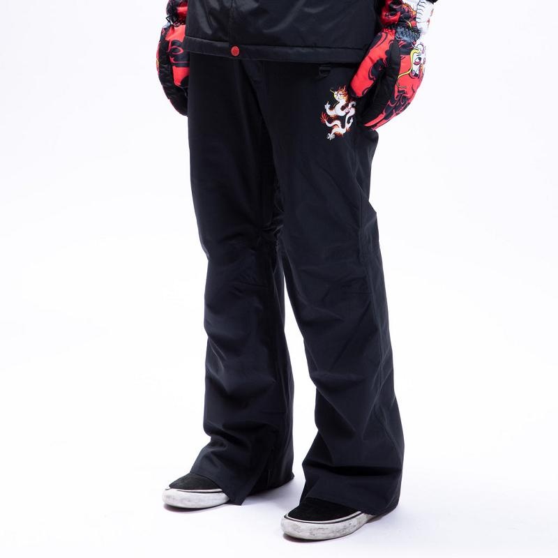 Black Ripndip Dragonerm Snowboard Pants | USAGL2597