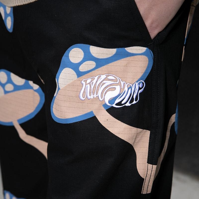 Black Ripndip Euphoria Ripstop Pants | USADN2626