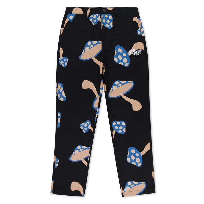 Black Ripndip Euphoria Ripstop Pants | USADN2626