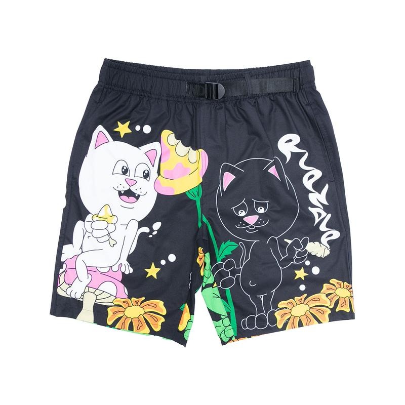 Black Ripndip Friday Jr Swim Shorts | USAUT2818