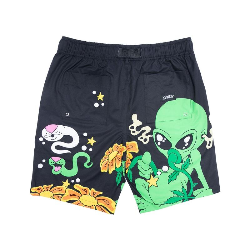 Black Ripndip Friday Jr Swim Shorts | USAUT2818