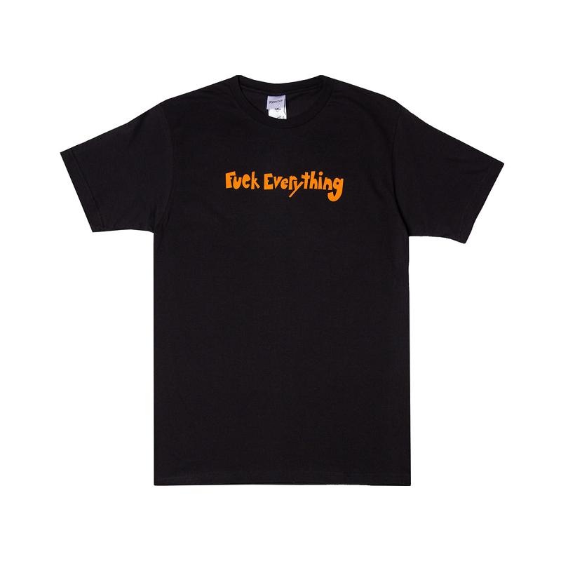 Black Ripndip Fuck Everything Shirts | USAIS2675