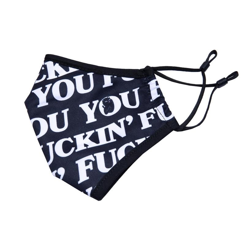 Black Ripndip Fuck You Face Mask Accessories | USAZG2045