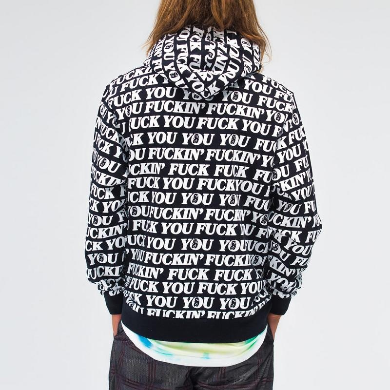 Black Ripndip Fuck You Hoodie | USAEX2427