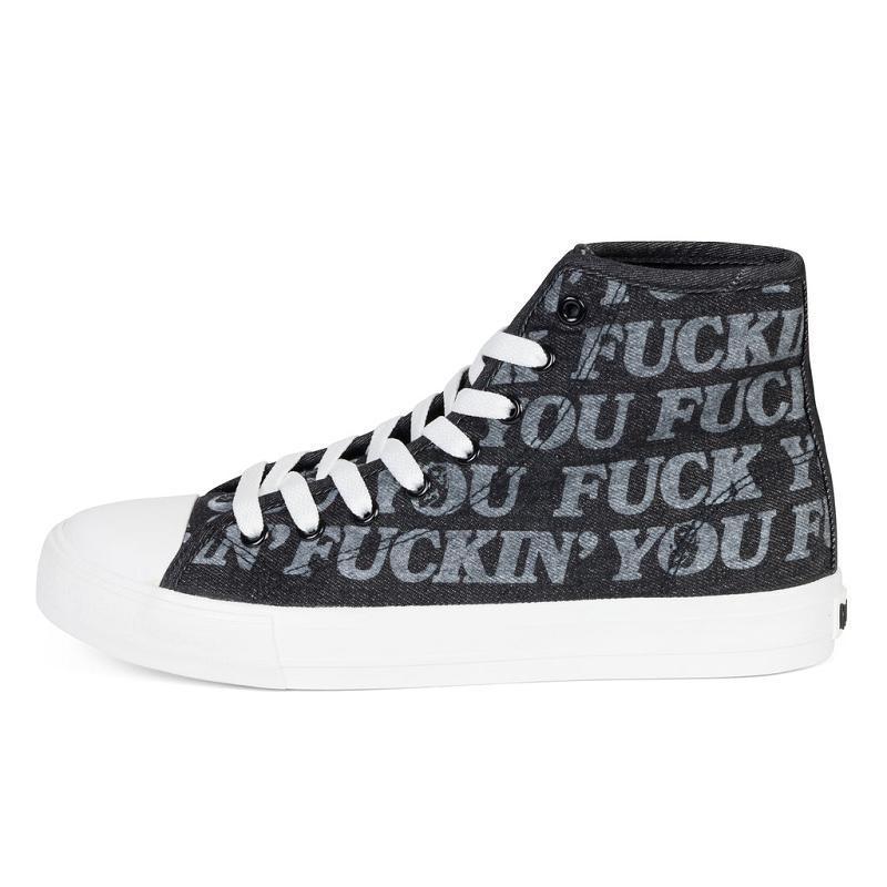 Black Ripndip Fuckin Fuck High Top High Tops | USABC2969