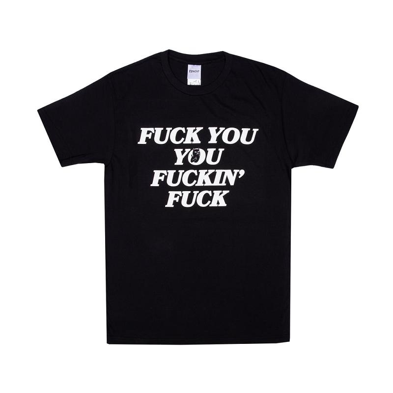 Black Ripndip Fucking Fuck Shirts | USARW2679