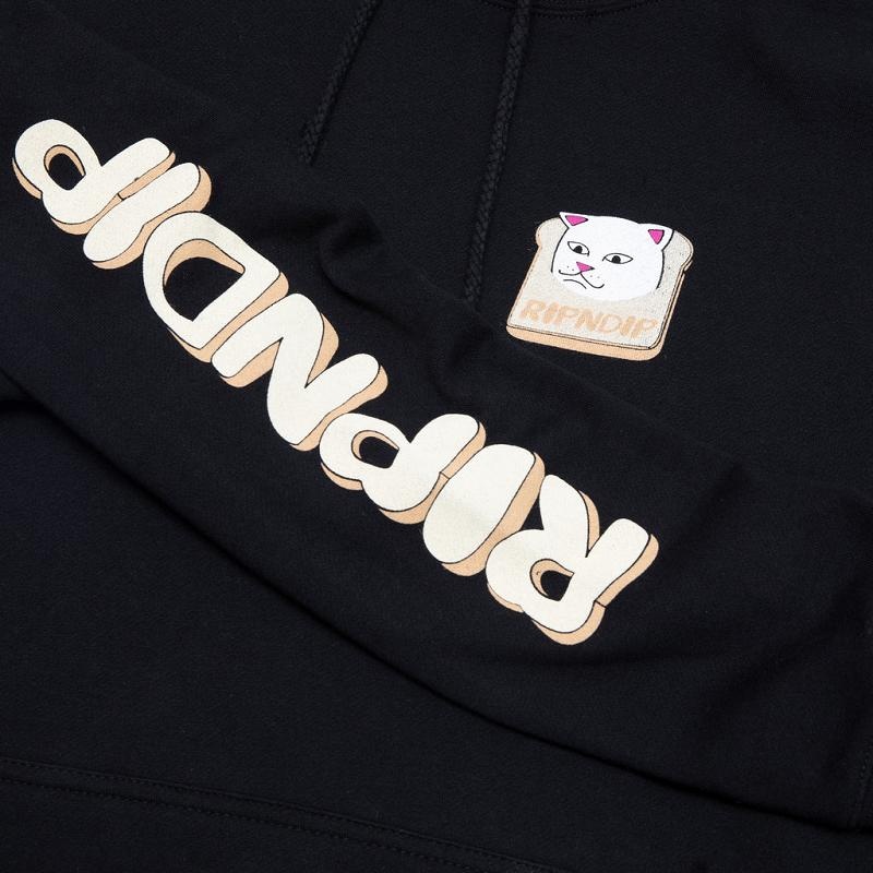 Black Ripndip Gluten Free Hoodie | USAWY2428