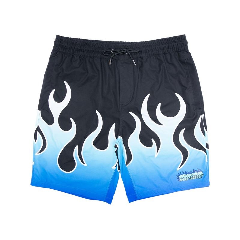 Black Ripndip Hades Swim Shorts | USATV2820