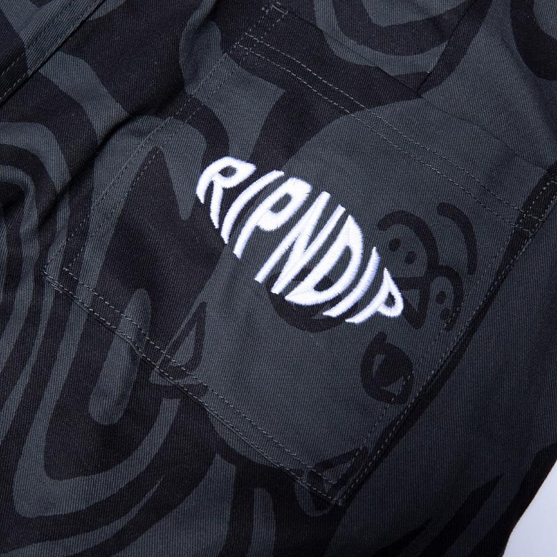 Black Ripndip Hypnotic Cotton Twill Pants | USAPQ2602