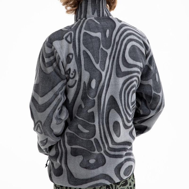 Black Ripndip Hypnotic Polar Fleece Jackets | USATV2503