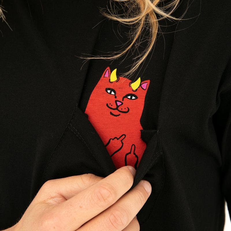 Black Ripndip Lord Devil Pocket Shirts | USALH2664