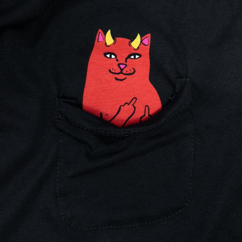 Black Ripndip Lord Devil Pocket Shirts | USALH2664