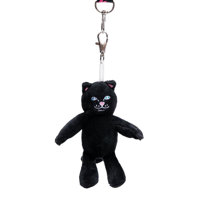 Black Ripndip Lord Jermal Plush Keychain Accessories | USAQZ2052