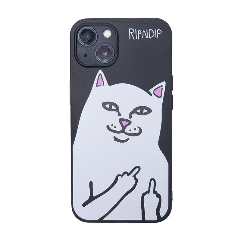 Black Ripndip Lord Nermal Iphone Case Accessories | USARW2211