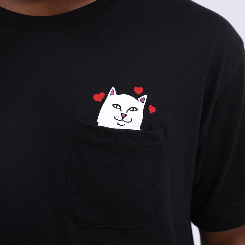 Black Ripndip Lord Nermal Loves Pocket Shirts | USAGL2766