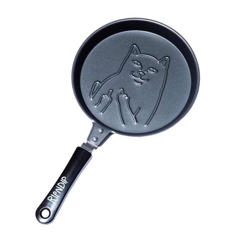 Black Ripndip Lord Nermal Pancake Pan Accessories | USAJJ2172