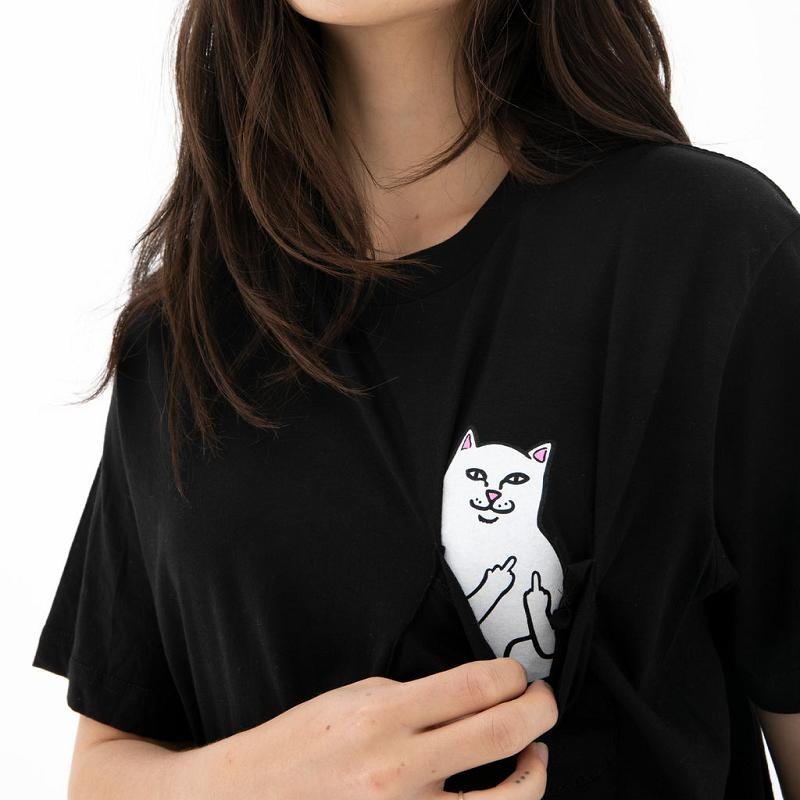 Black Ripndip Lord Nermal S/S Pocket Shirts | USAYU2722