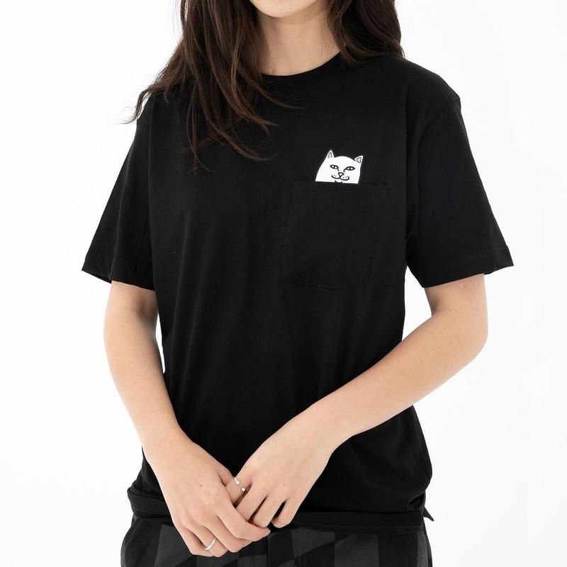 Black Ripndip Lord Nermal S/S Pocket Shirts | USAYU2722