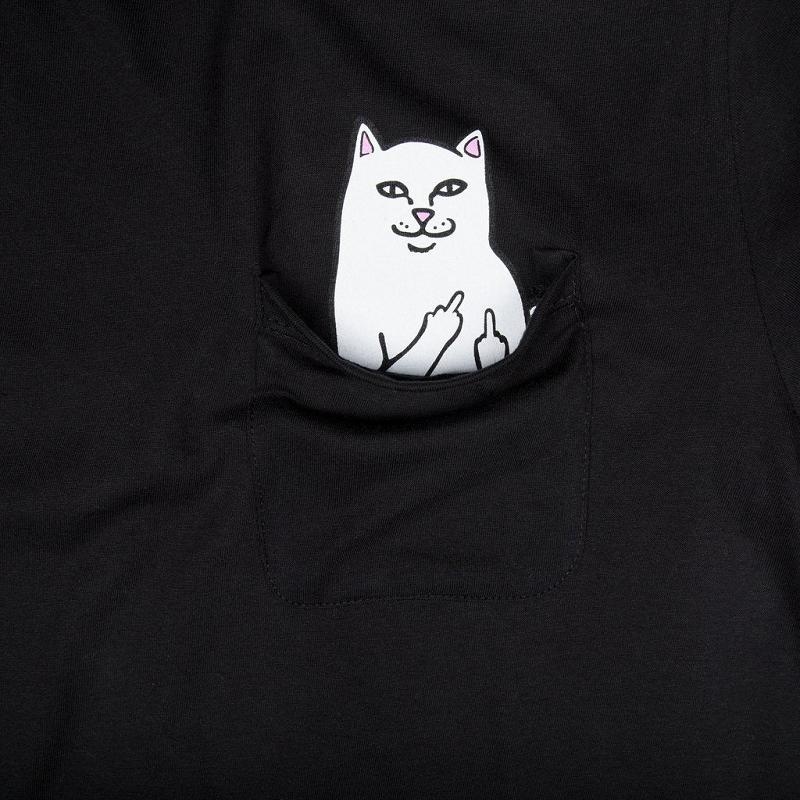 Black Ripndip Lord Nermal S/S Pocket Shirts | USAYU2722