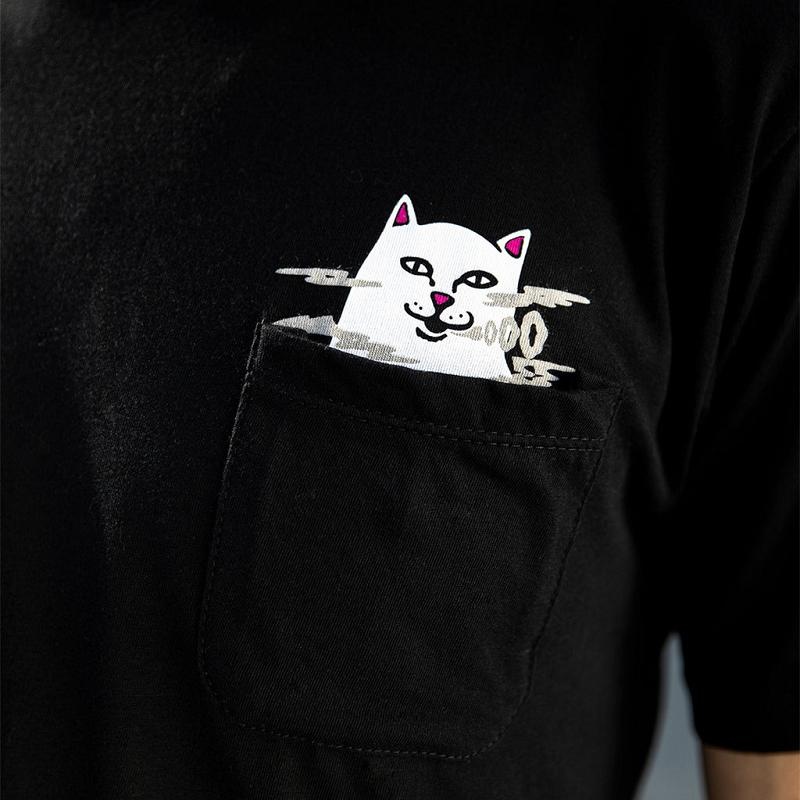 Black Ripndip Lord Nermal Smokey Pocket Shirts | USAJJ2666