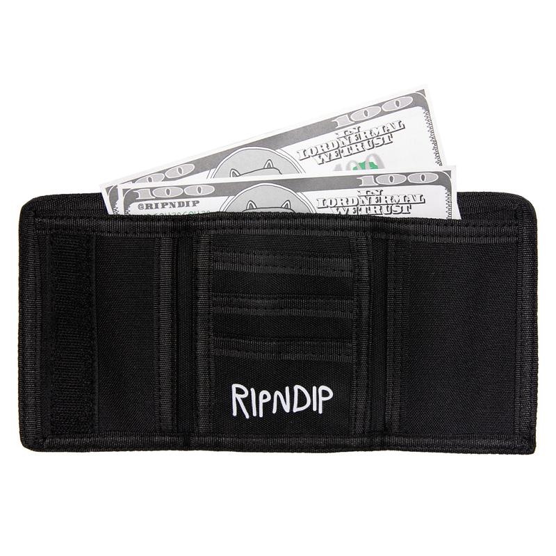 Black Ripndip Lord Nermal Wallet Accessories | USAXF2020