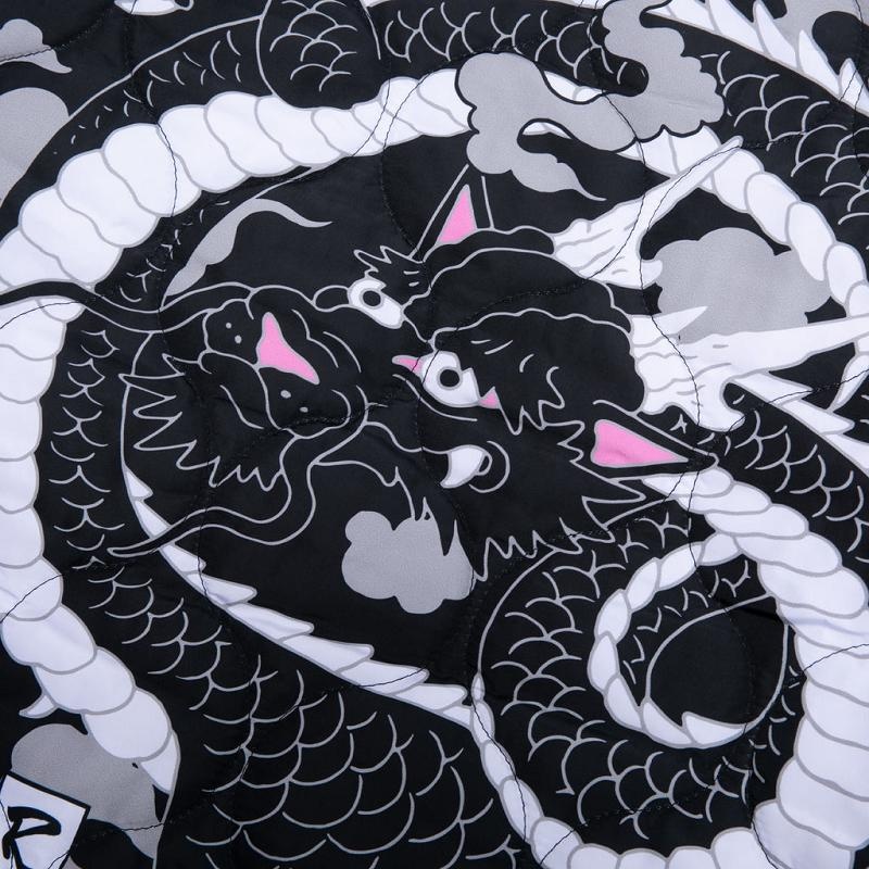 Black Ripndip Mystic Jerm Quilted Bomber Jackets | USAFM2520