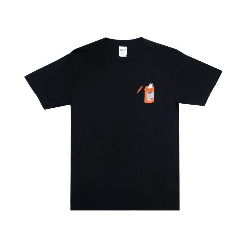 Black Ripndip Nermal Pills Shirts | USAMA2683