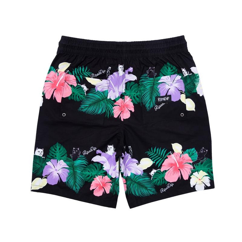 Black Ripndip Pablo Swim Shorts | USAEX2796