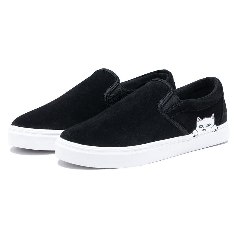 Black Ripndip Peeking Nermal Slip On Slip On Shoes | USAHK2977