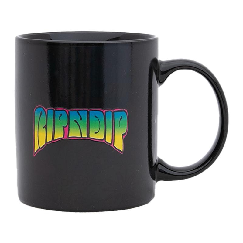 Black Ripndip Psychedelic Heat Changing Mug Accessories | USATV2212