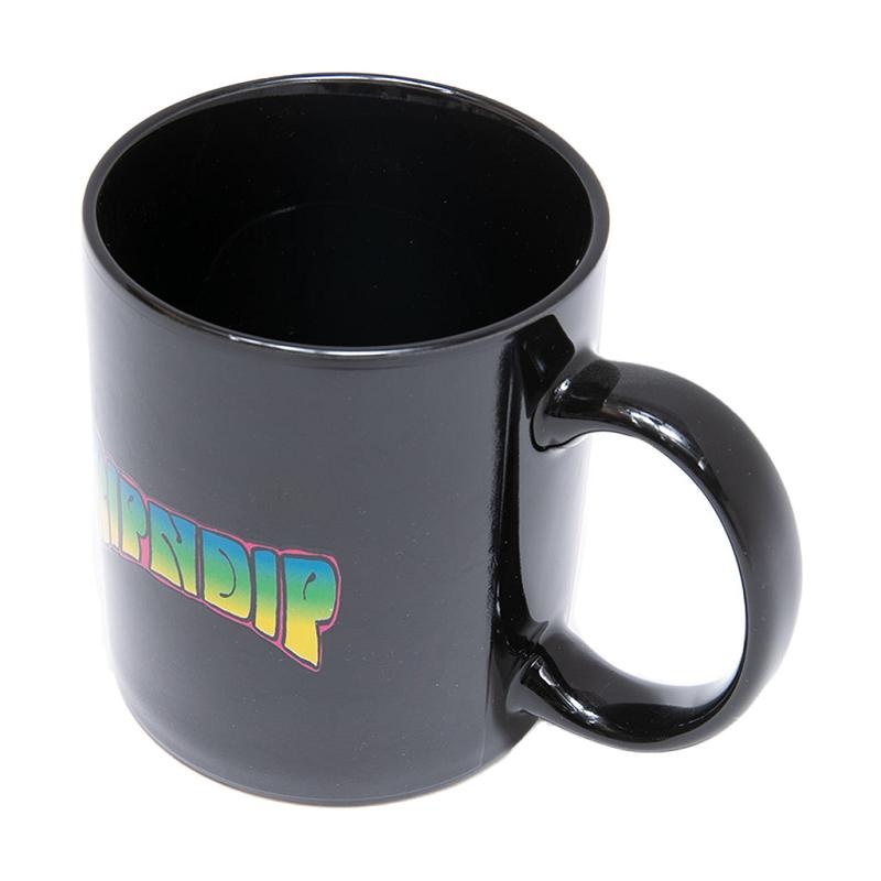 Black Ripndip Psychedelic Heat Changing Mug Accessories | USATV2212