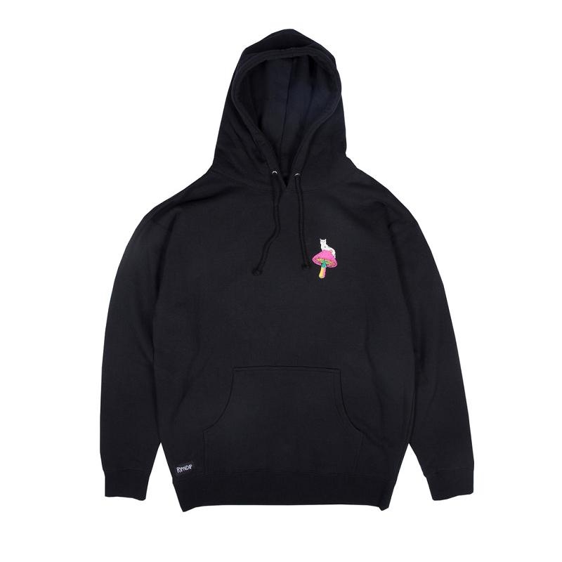 Black Ripndip Psychedelic Hoodie | USAKI2412