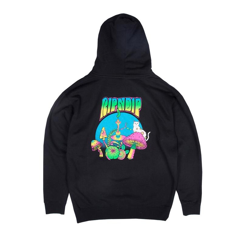 Black Ripndip Psychedelic Hoodie | USAKI2412