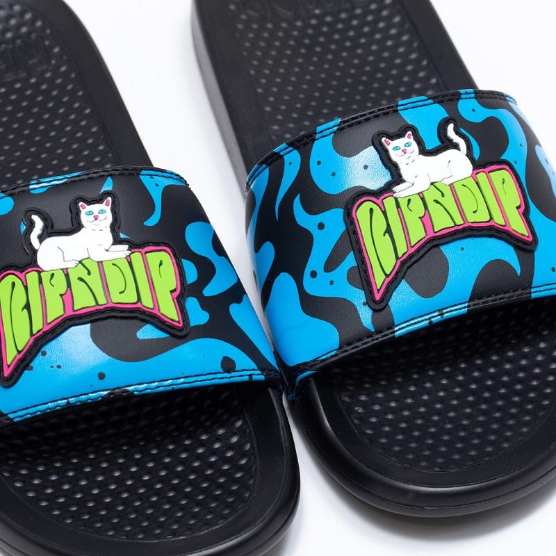 Black Ripndip Psychedelic Slides | USAOR2985