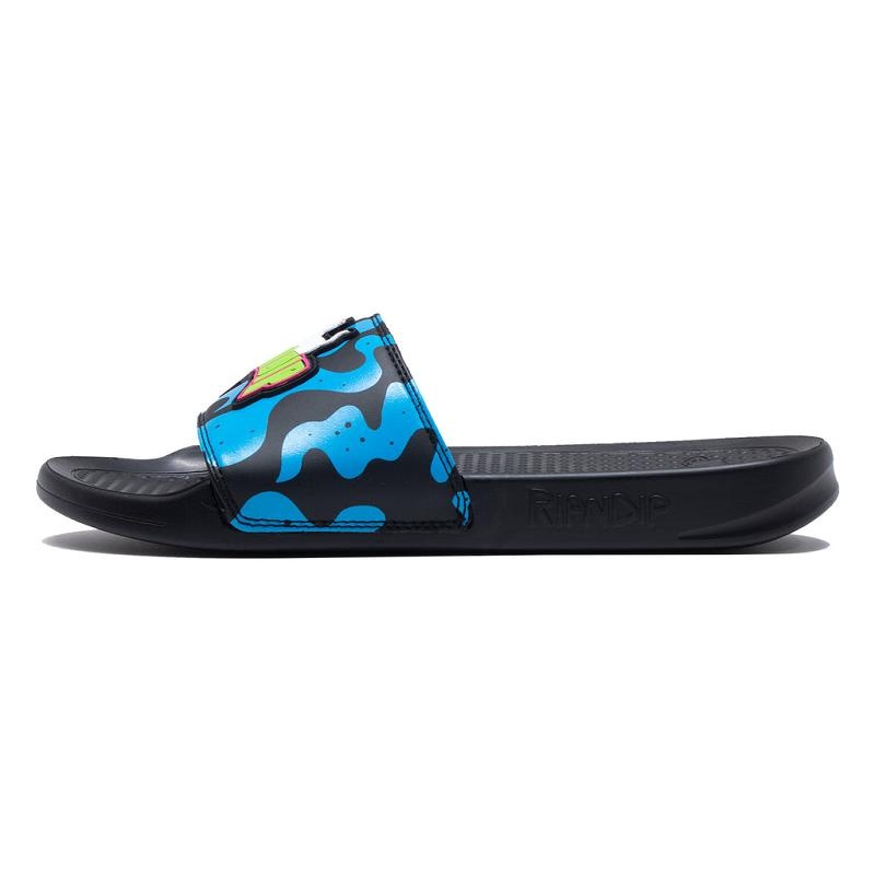 Black Ripndip Psychedelic Slides | USAOR2985