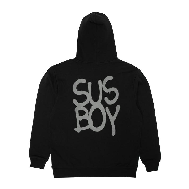 Black Ripndip Ripndip X Sus Boy Hoodie | USAUT2475