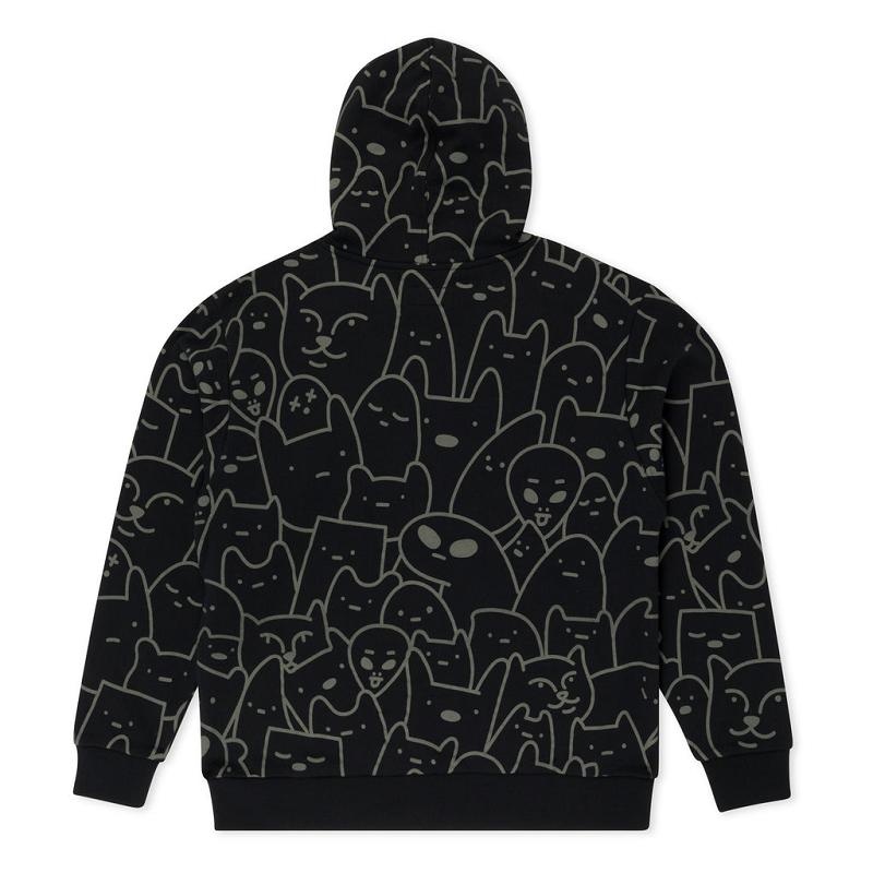 Black Ripndip Ripndip X Ur Special Hoodie | USAOR2473