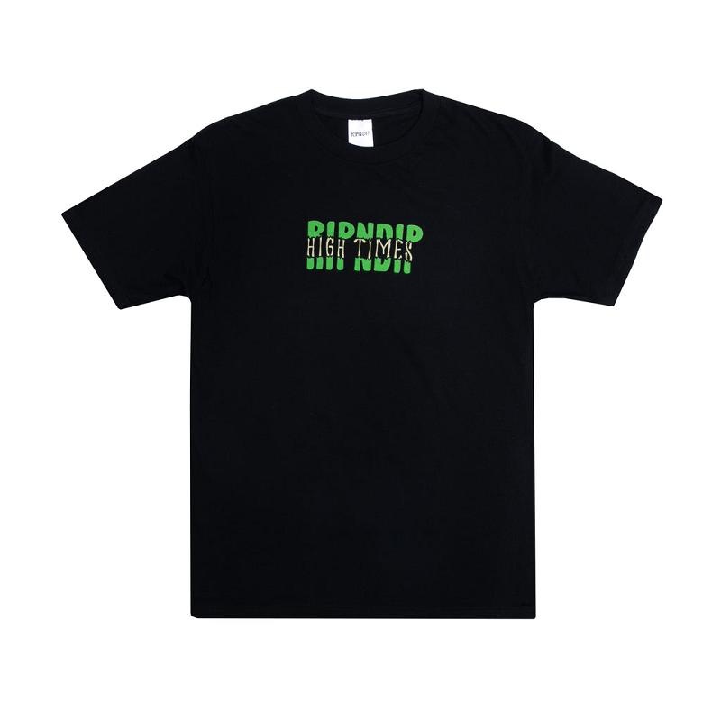 Black Ripndip Ripndip x High Times Shirts | USAGL2668