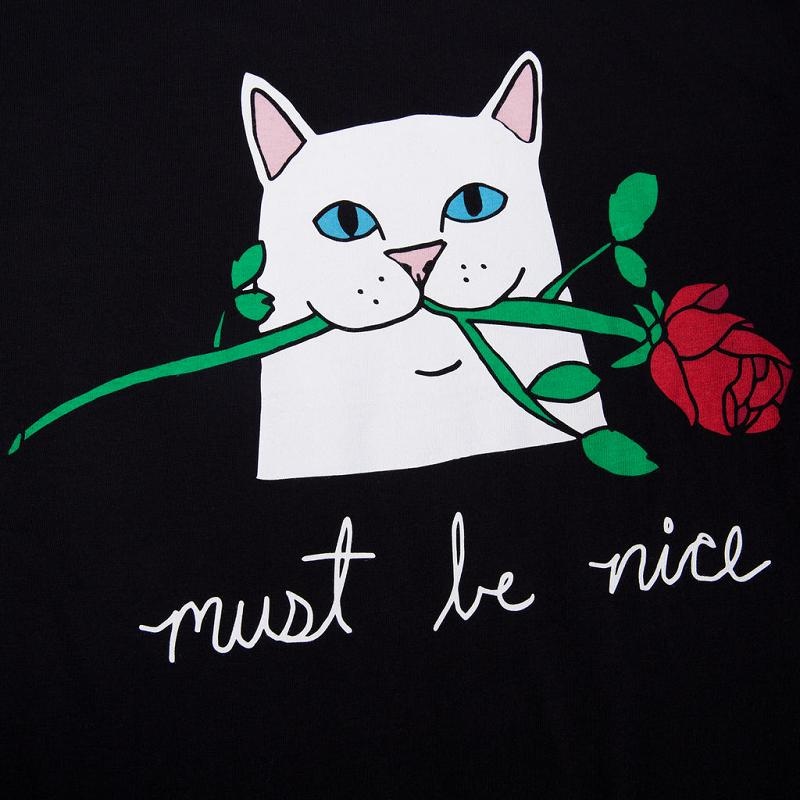 Black Ripndip Romantic Nerm Shirts | USAYU2677