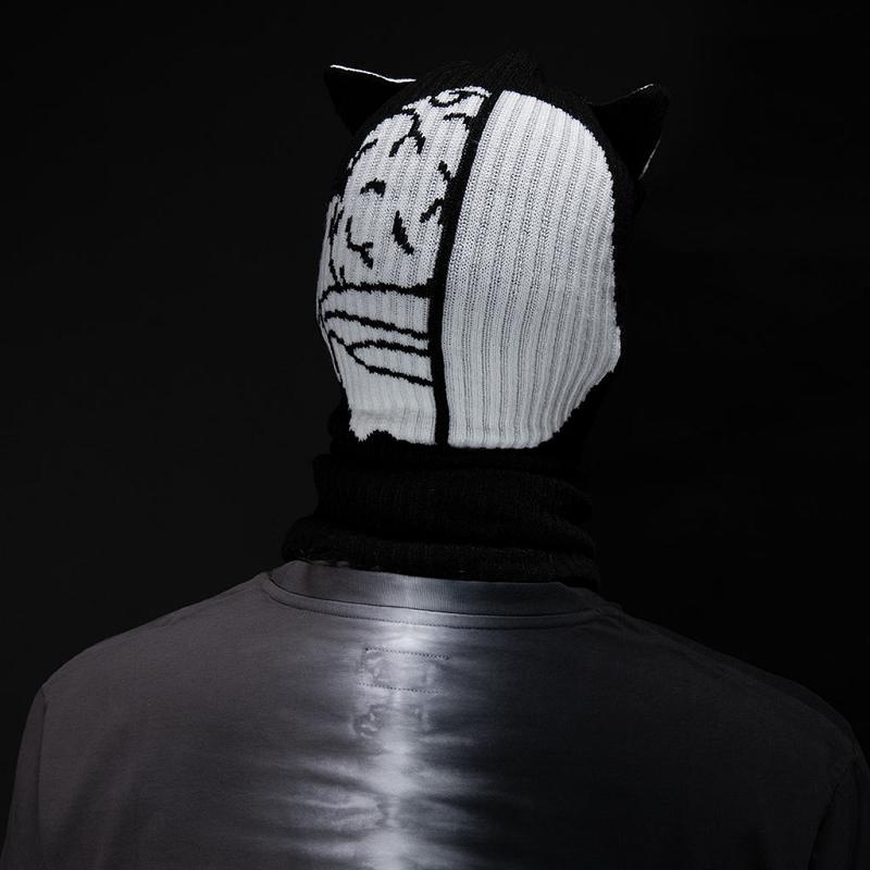 Black Ripndip Skelly Nerm Balaclava Beanie | USAGL2926