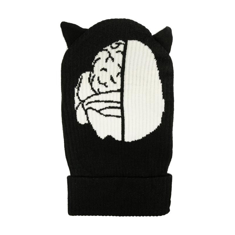 Black Ripndip Skelly Nerm Balaclava Beanie | USAGL2926